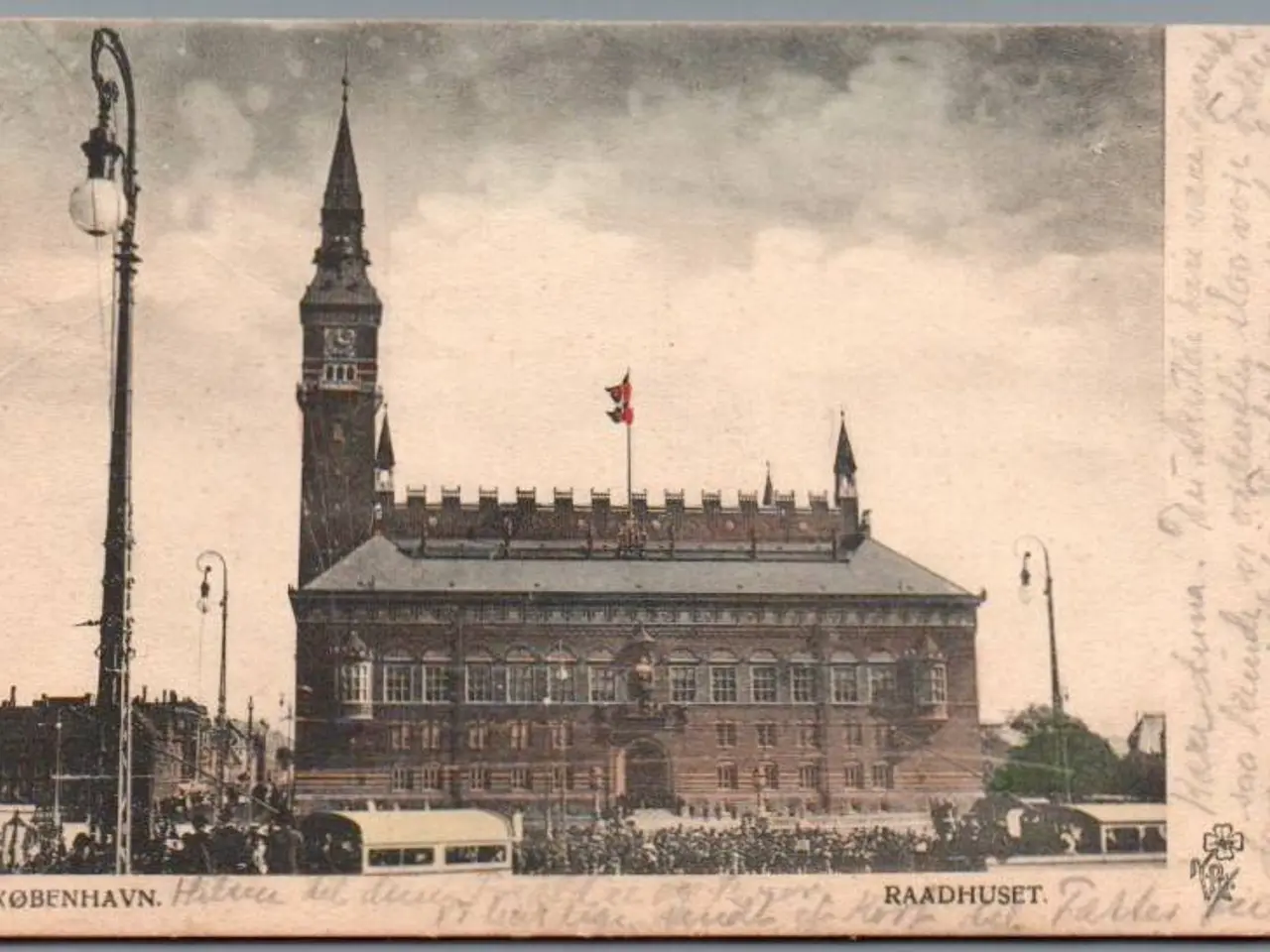 Billede 1 - København - Rådhuset - Postkort - Brugt