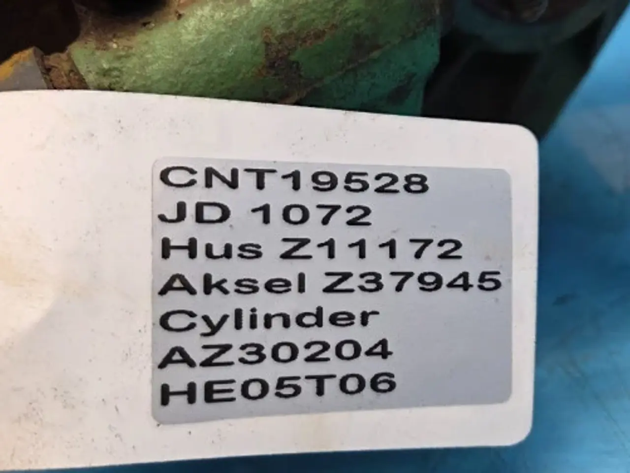 Billede 12 - John Deere 1072 Hus Z11172