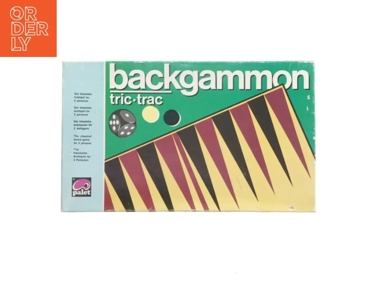 Billede 1 - Backgammon spil (str. 33x19,5 cm)