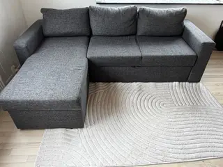 Sovesofa chaiselong m opbevaring