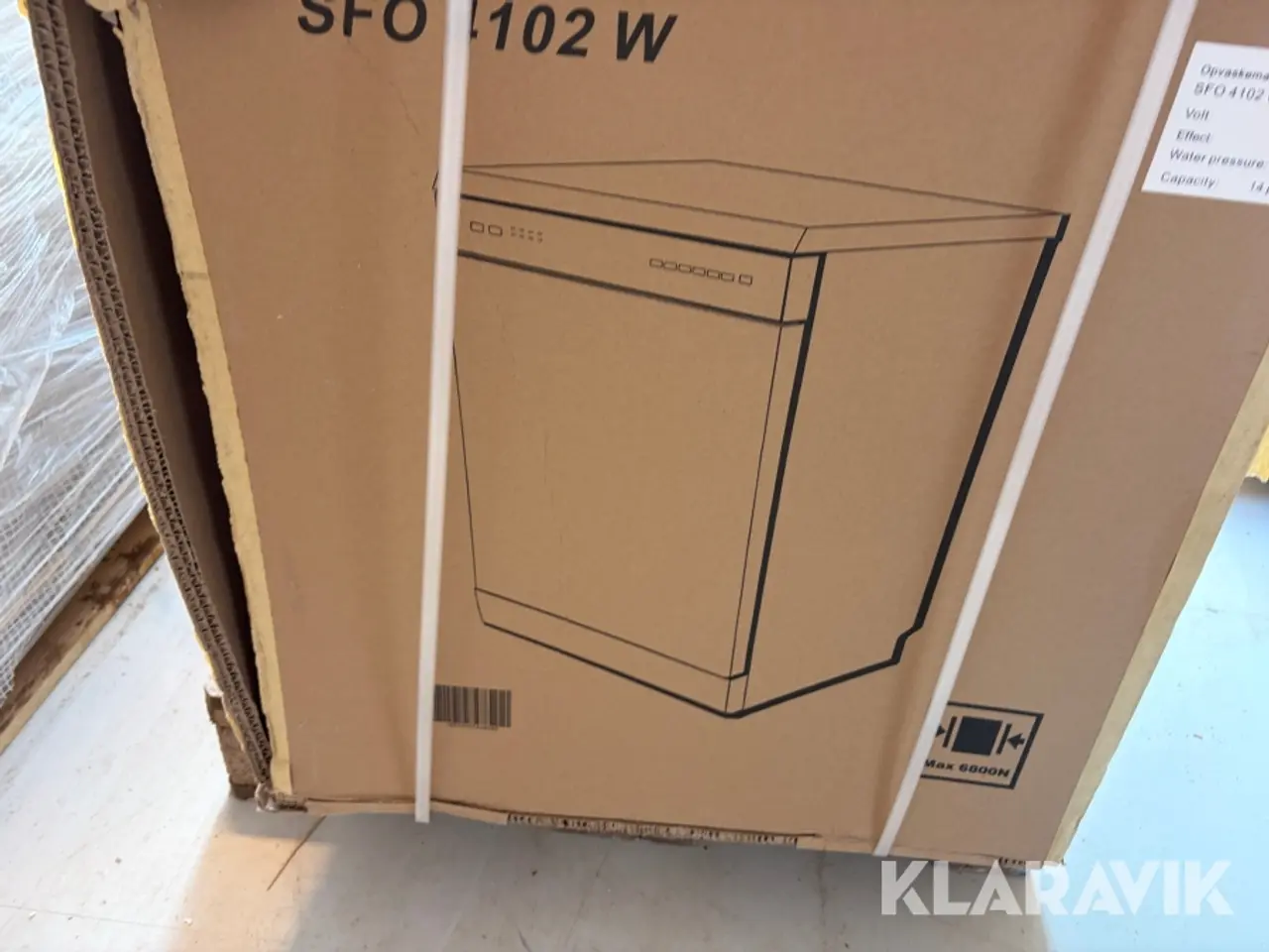 Billede 5 - Opvaskemaskiner Scandomestic Sfo4102W 3 styk