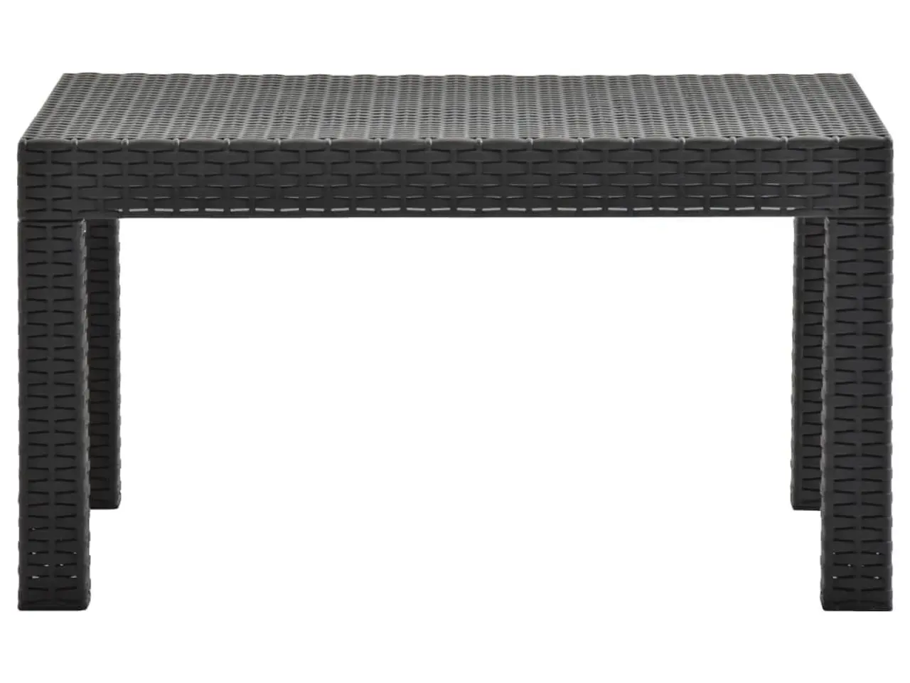 Billede 2 - Havebord 58x58x41 cm PP antracitgrå