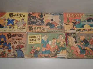 4 stk Bamse og Dukkelise fra 1943-58.