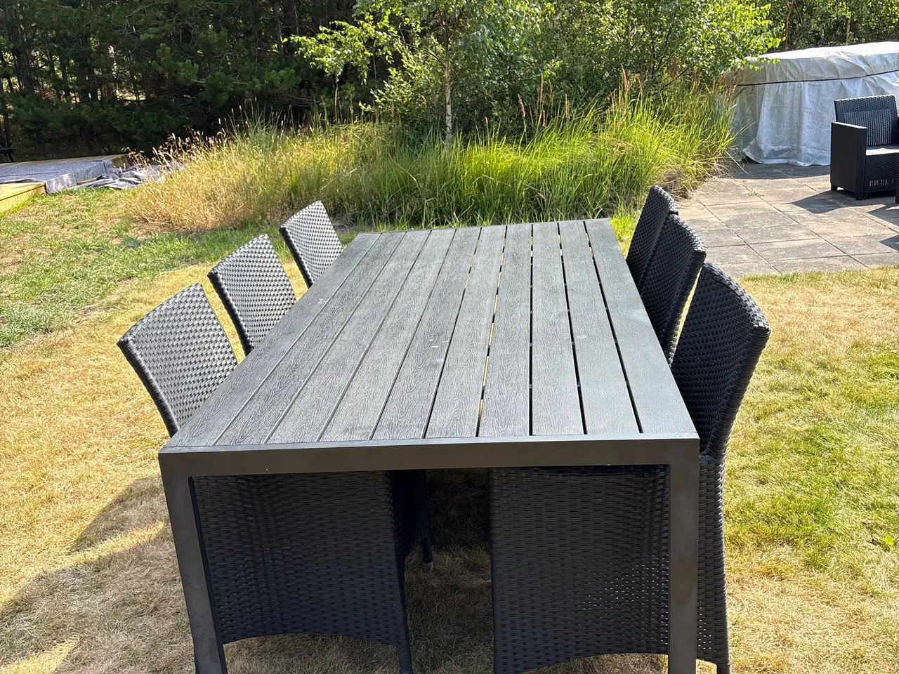Billede 1 - Havebord med 6 stole