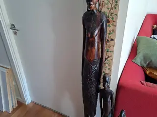 3 Afrikanske træfigurer 