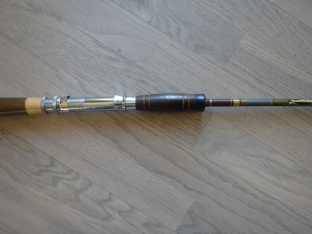 Billede 5 - Vintage Pirkestang mærket Roddy Matic 6 fod USA