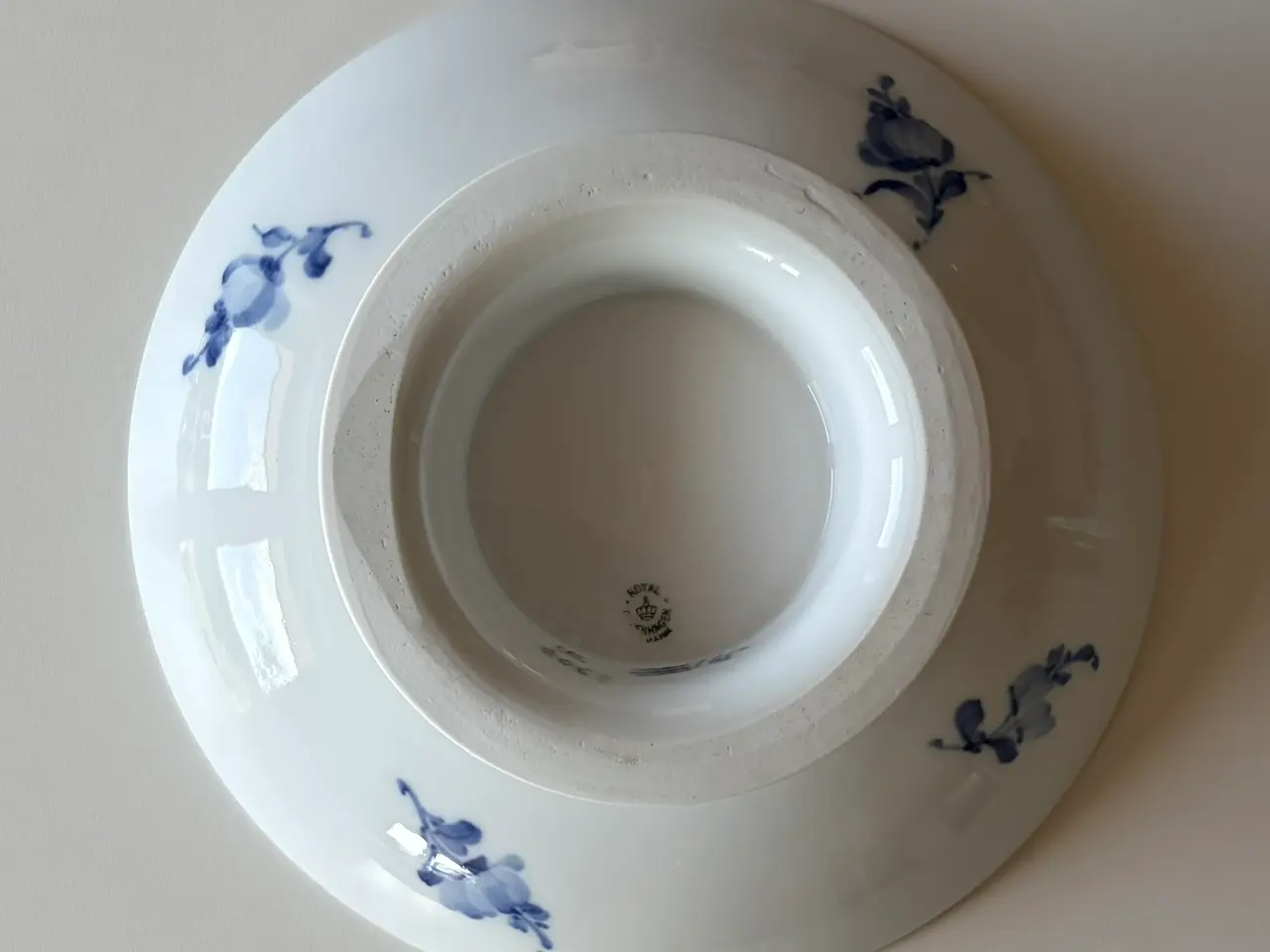 Billede 4 - Royal Copenhagen, blå blomst flettet, fad 10/8062