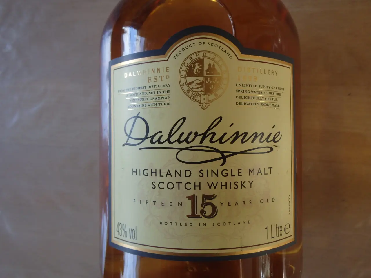 Billede 2 - Dalwhinnie Highland single malt 15 år 43 % 1 liter