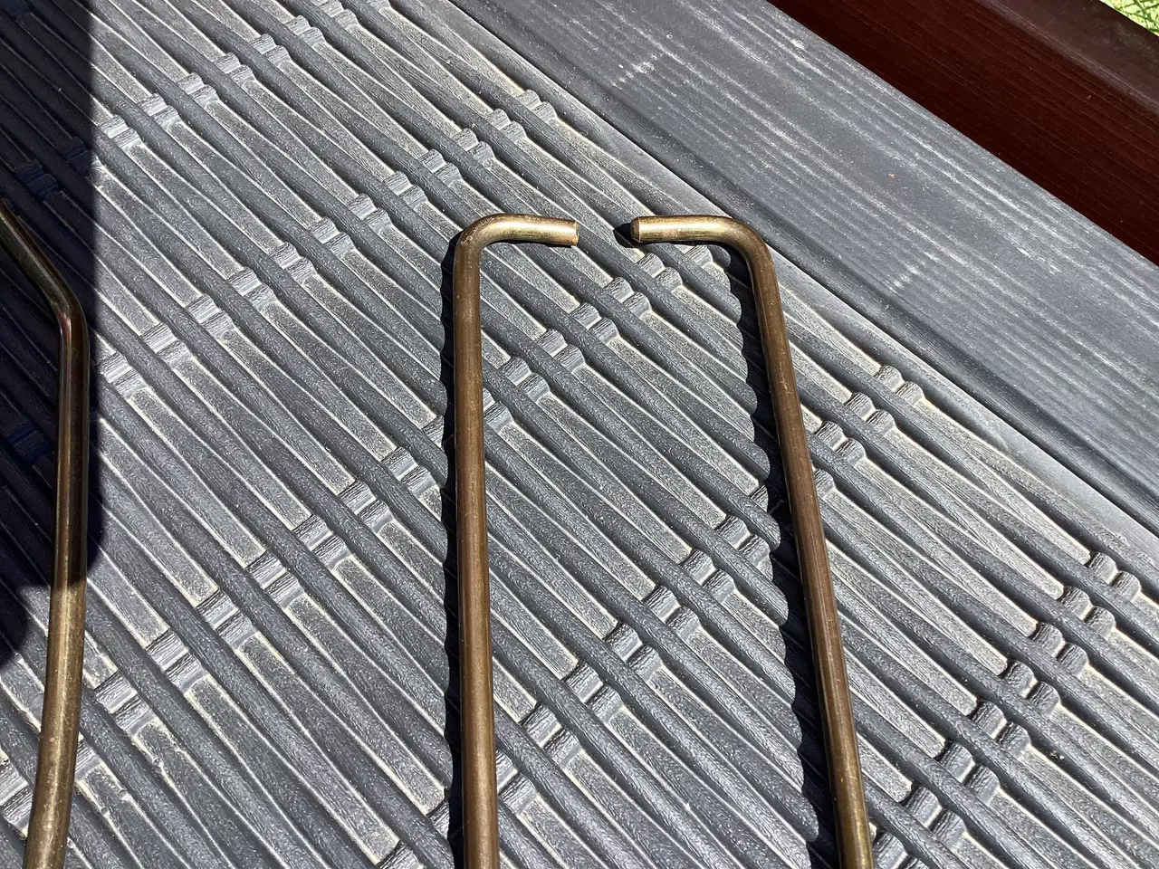 Billede 4 - Hyldeholder til ældre reolsystemer messing - metal