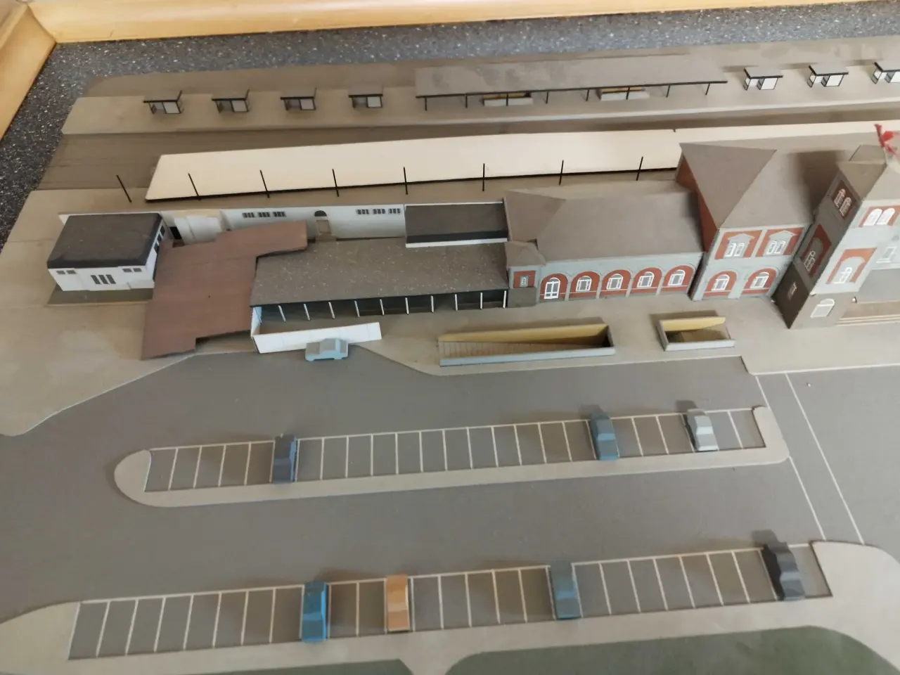 Billede 1 - Model af Aalborg Banegård 