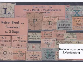 Rationeringsmærker - 2. Verdenskrig