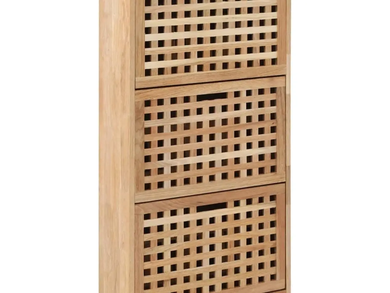 Billede 1 - Skoskab 55x20x104 cm massivt valnøddetræ
