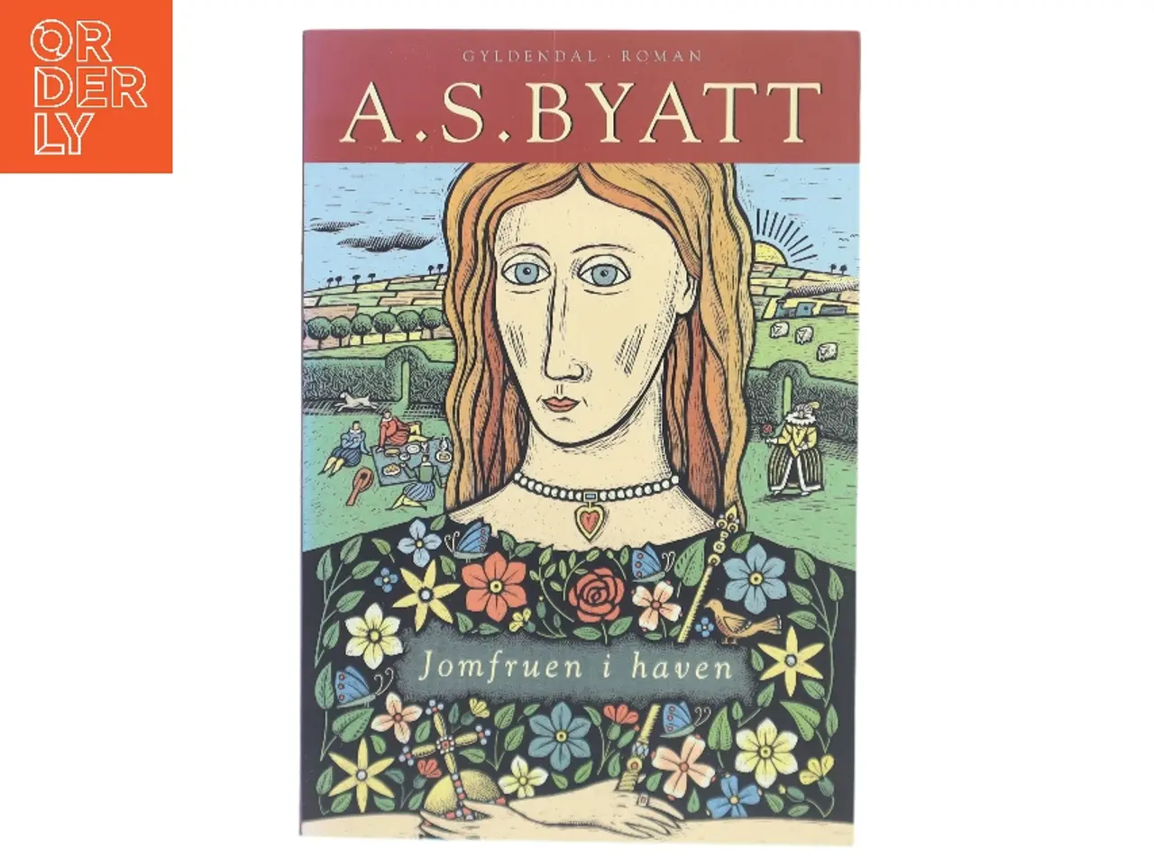 Billede 1 - Jomfruen i haven : roman af A. S. Byatt (Bog)