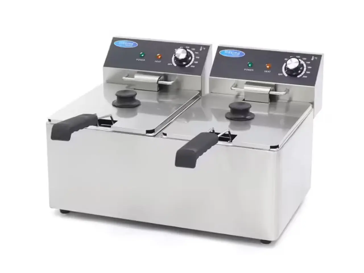 Billede 1 - Dobbelt Elektrisk Frituregryde 2 x 8 L – 2x 3250 W