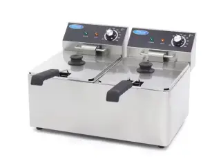Dobbelt Elektrisk Frituregryde 2 x 8 L – 2x 3250 W