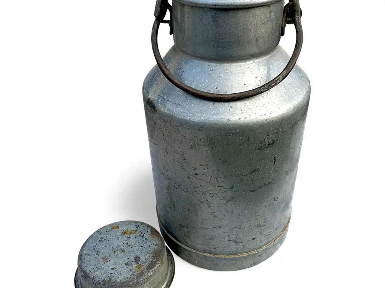Billede 7 - Gammel 5 liters mælkejunge i aluminium