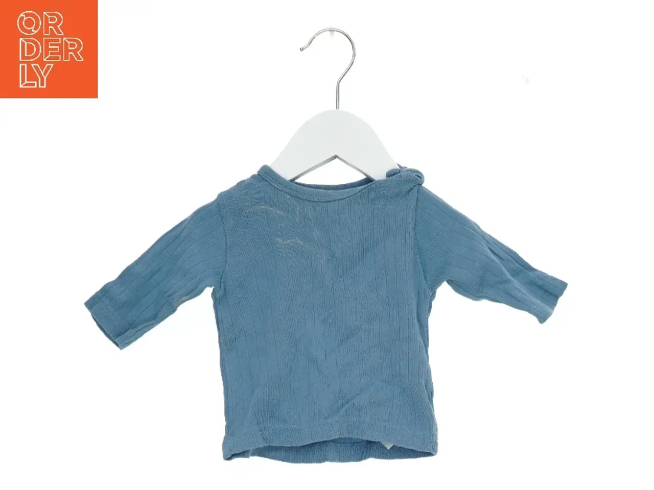 Billede 1 - Blå langærmet bluse til børn fra Name It (str. 56)