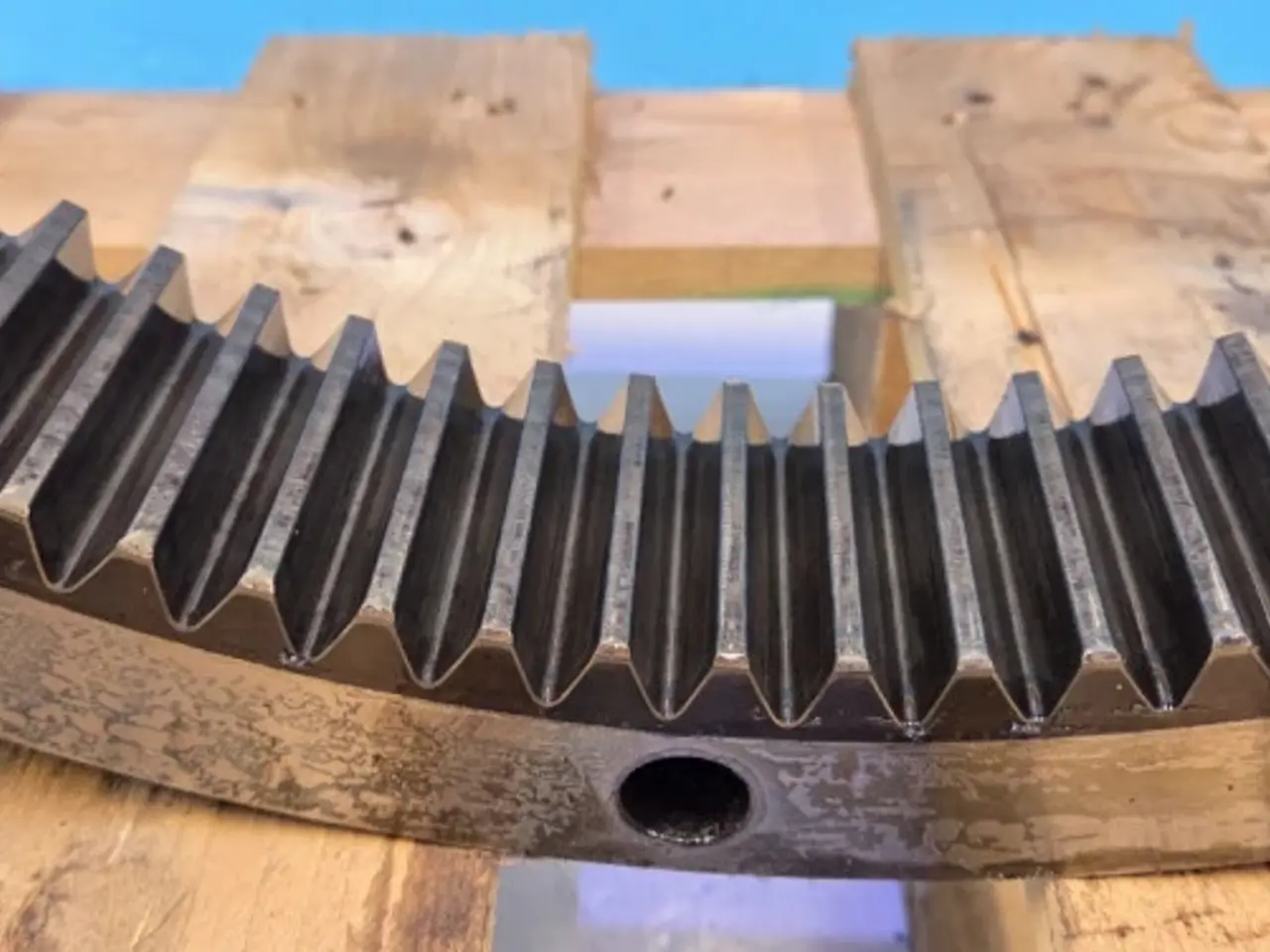 Billede 10 - New Holland TM165 Tandkrans 5165495
