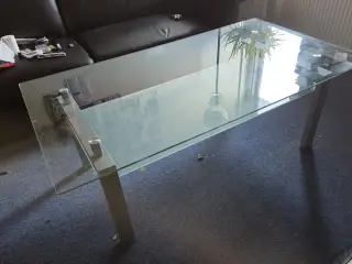 Glas Sofabord