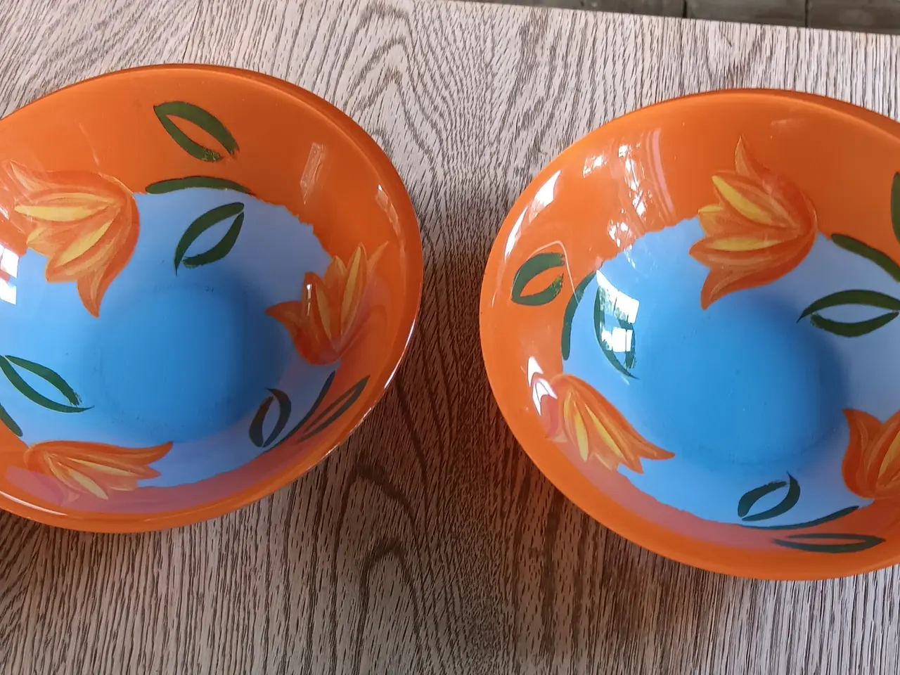 Billede 1 - Franske vintage tallerkner