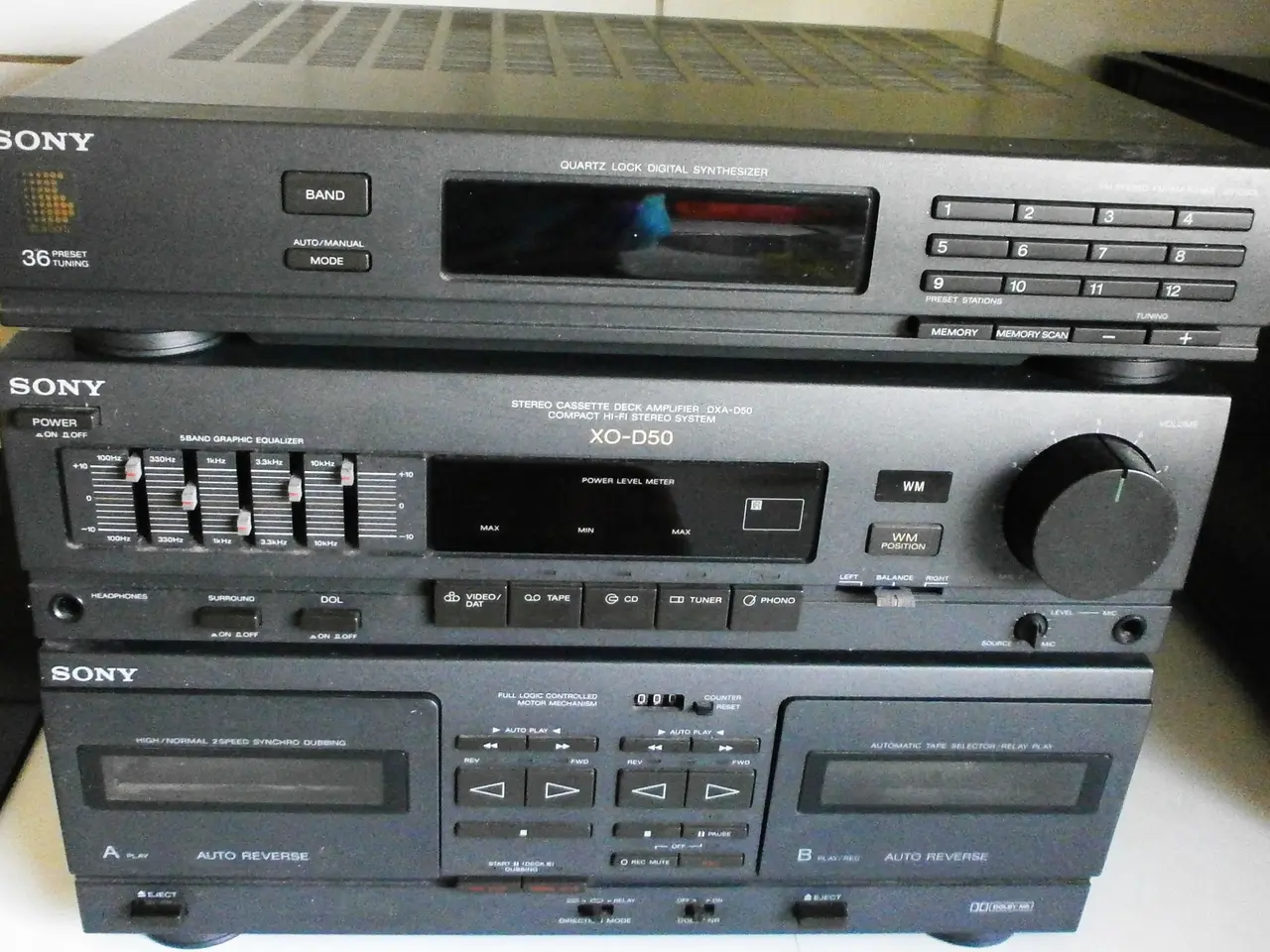 Billede 1 - Sony HI-FI Anlæg med pladespiller - Perfekt Gave !