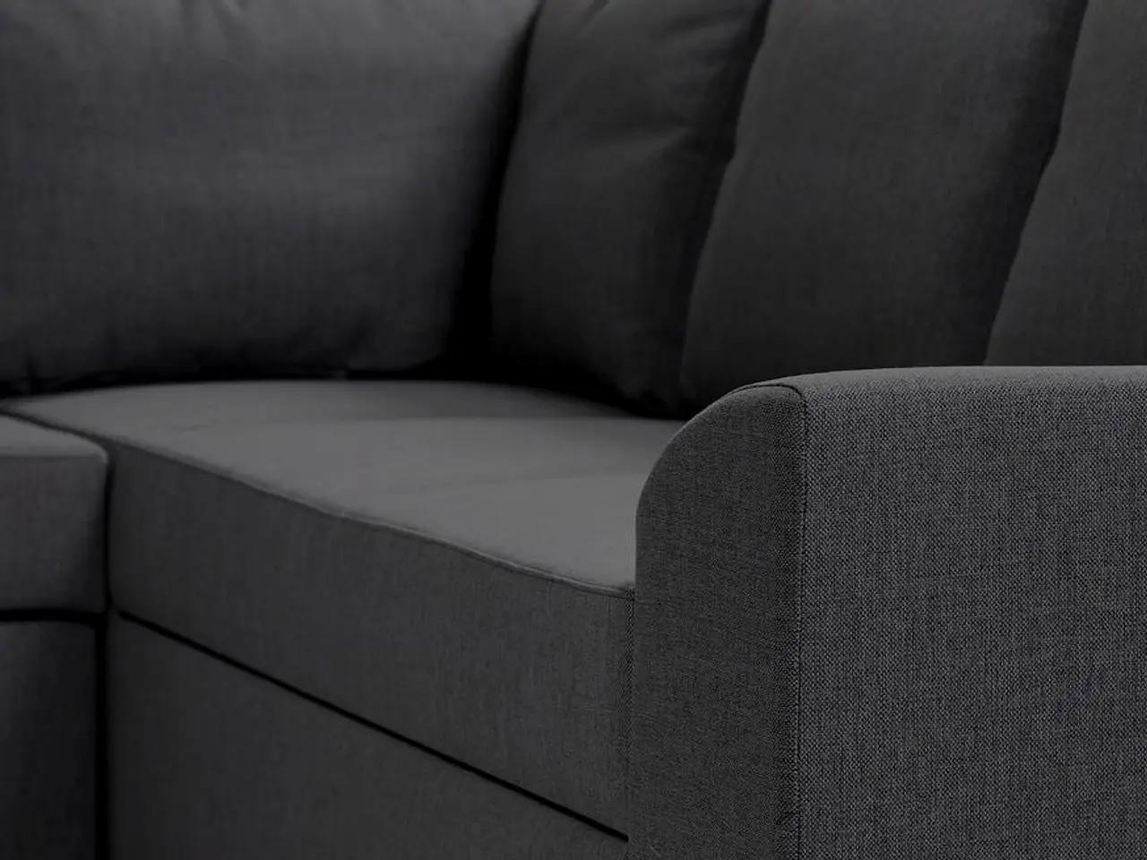 Billede 5 - Hjørnesovesofa med open-end venstrevendt - grå