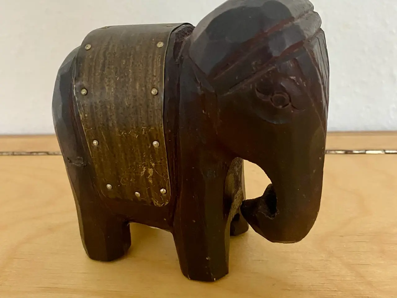 Billede 2 - Træ elefant figur