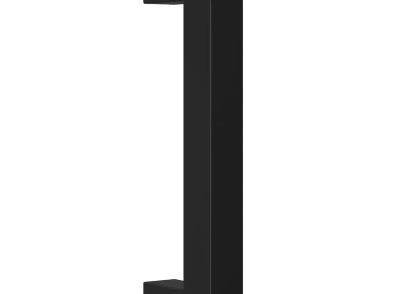 Billede 3 - Skabshåndtag 10 stk. 96 mm i rustfrit stål - sort