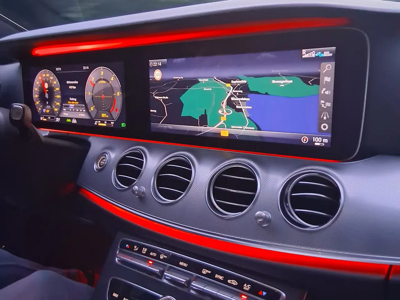 Billede 2 - mercedes E220 amg line sport style