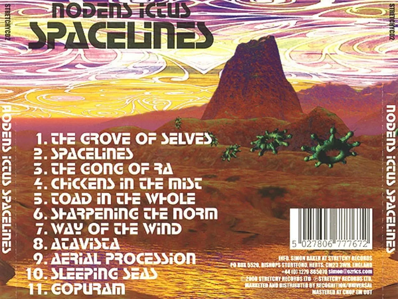 Billede 2 - Nodens Ictus – Spacelines – CD
