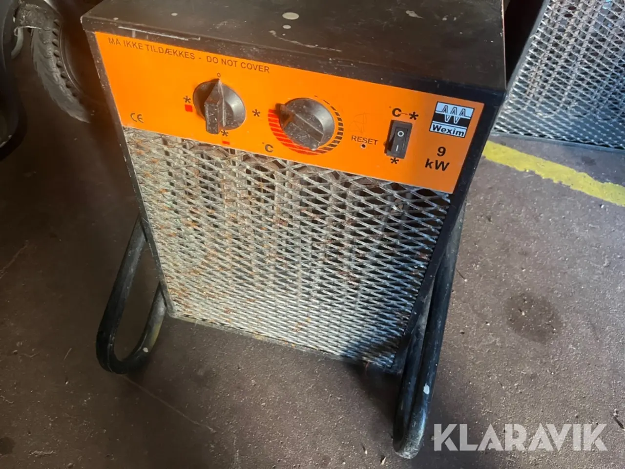 Billede 3 - Varmeblæsere Wexim 9kw 7 styk