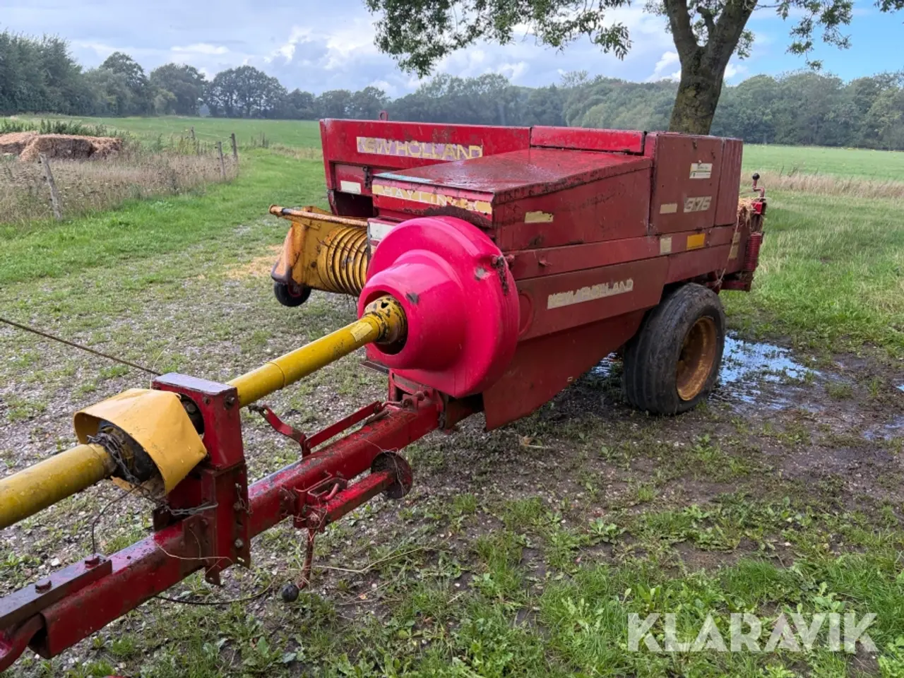 Billede 4 - Småballepresser New Holland 376