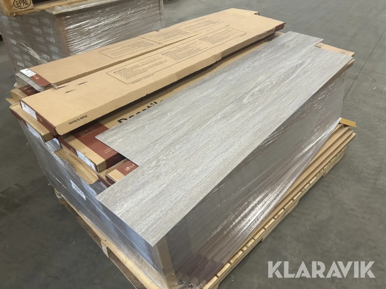 Billede 1 - LVT Gulv LG Washed Oak Grey 392 m2