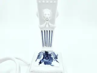Blå Blomst Flettet Lampe nr. 45-15A. sortering 2