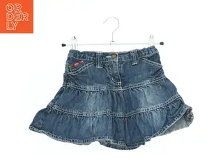 Jeans nederdel med flæser fra Ticket to Heaven (str. 98)
