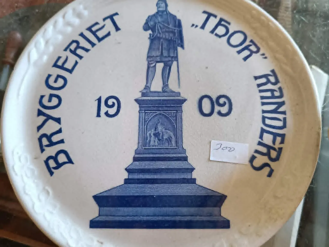 Billede 1 - Aluminia, Bryggeriplatte fra Thor