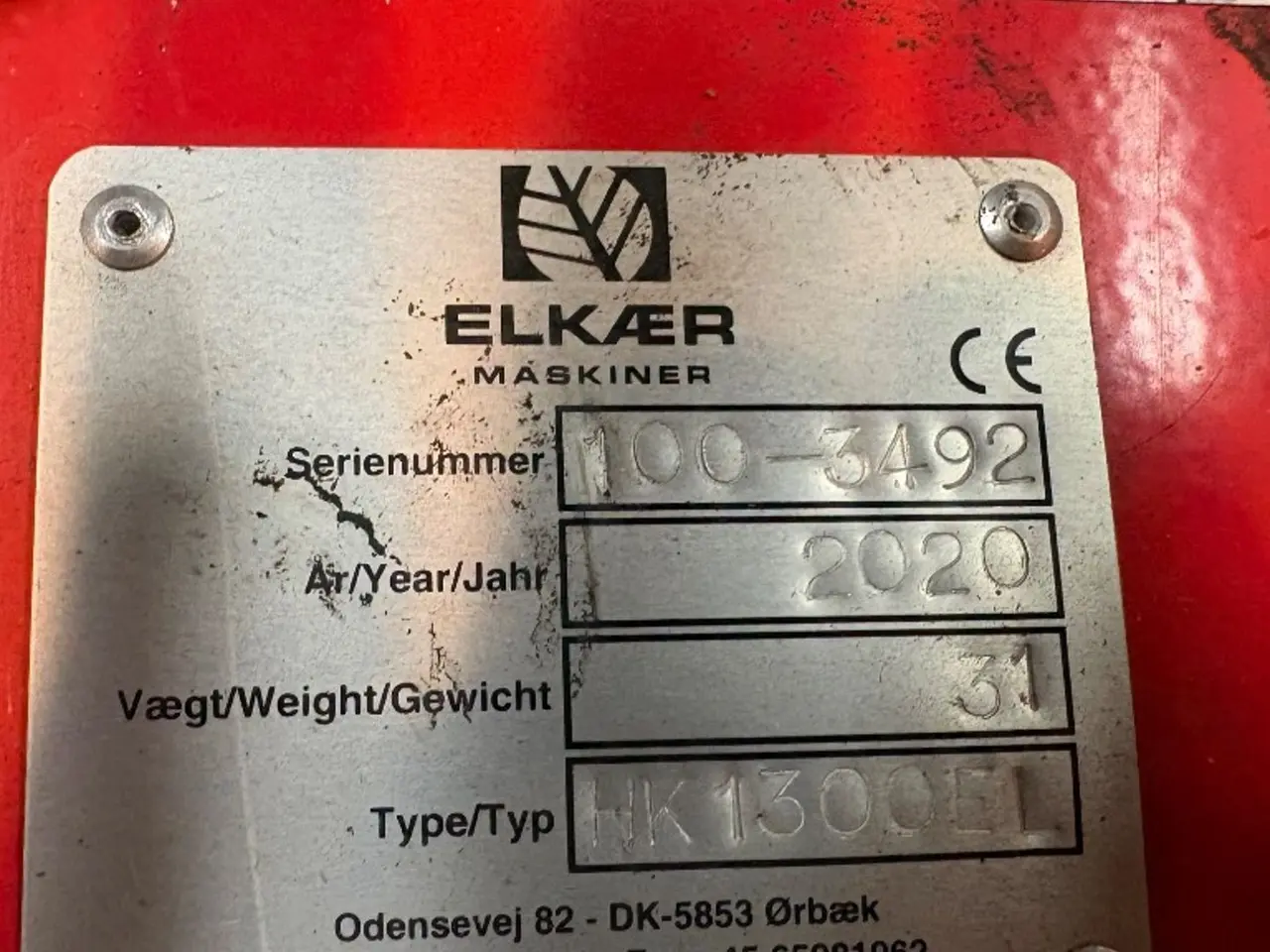 Billede 5 - Elkær elektrisk sidekniv HK1300EL Knivbjælke