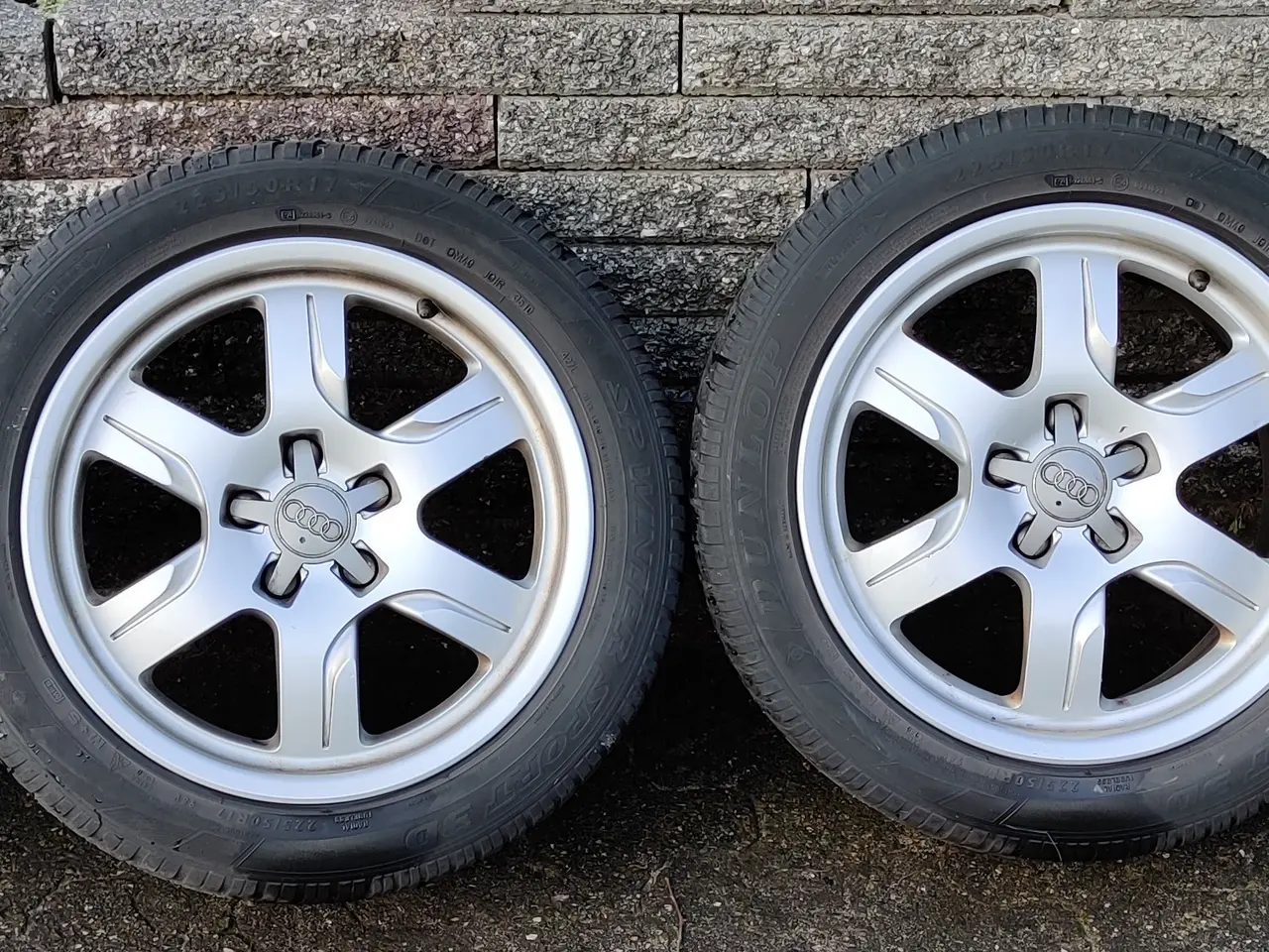 Billede 1 - Originale Audi alufælge 17"