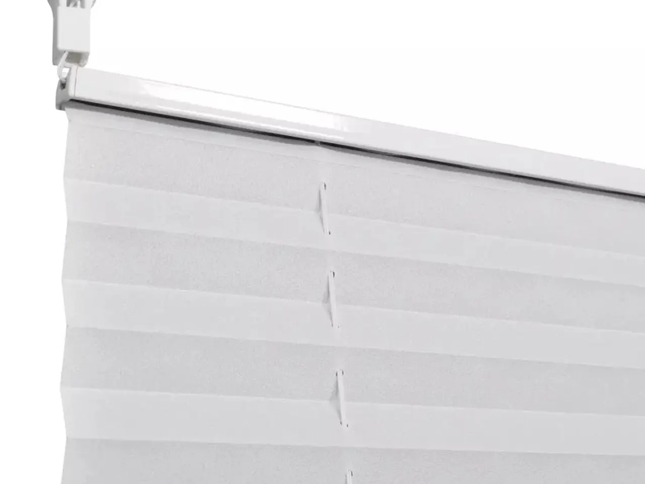 Billede 6 - Plisseret rullegardin 40×200 cm - hvid