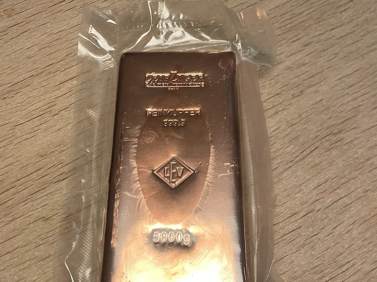 Billede 1 - Kobberbarre 5 kg