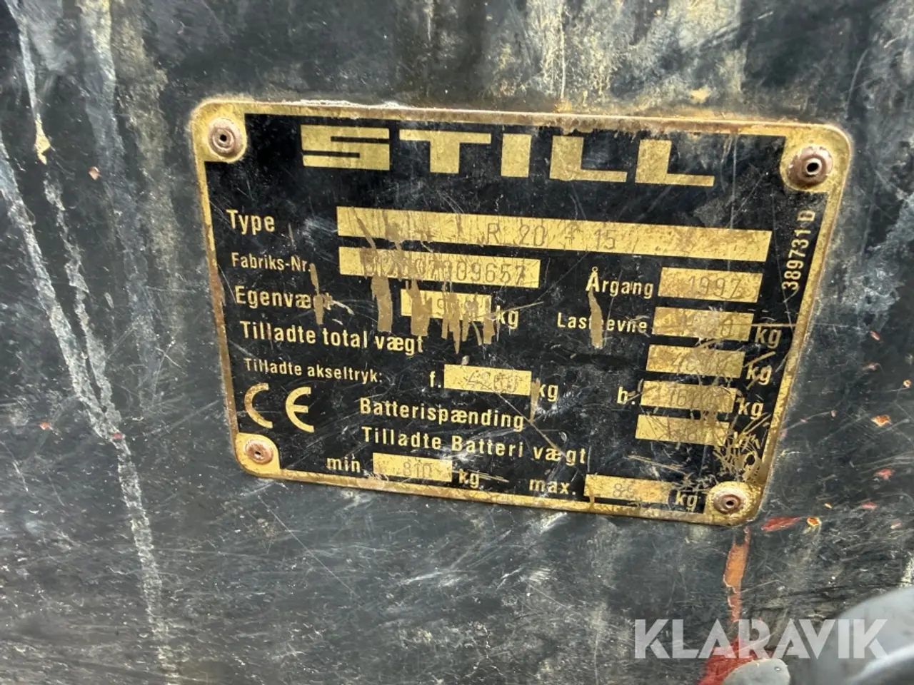 Billede 5 - El-Truck Still R20-15 - 1500kg