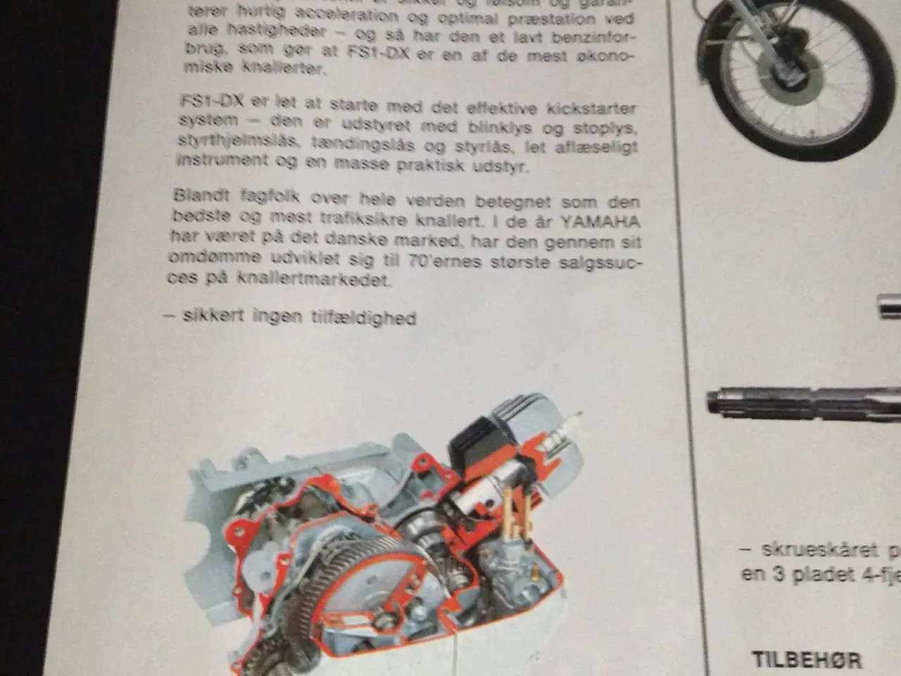 Billede 3 - Yamaha Fs1 salgsbrochure