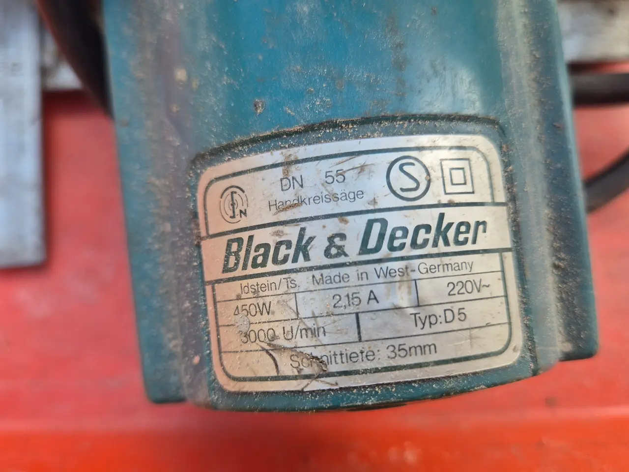 Billede 2 - Black & Decker DN 55 håndrundsav – Made in Germany