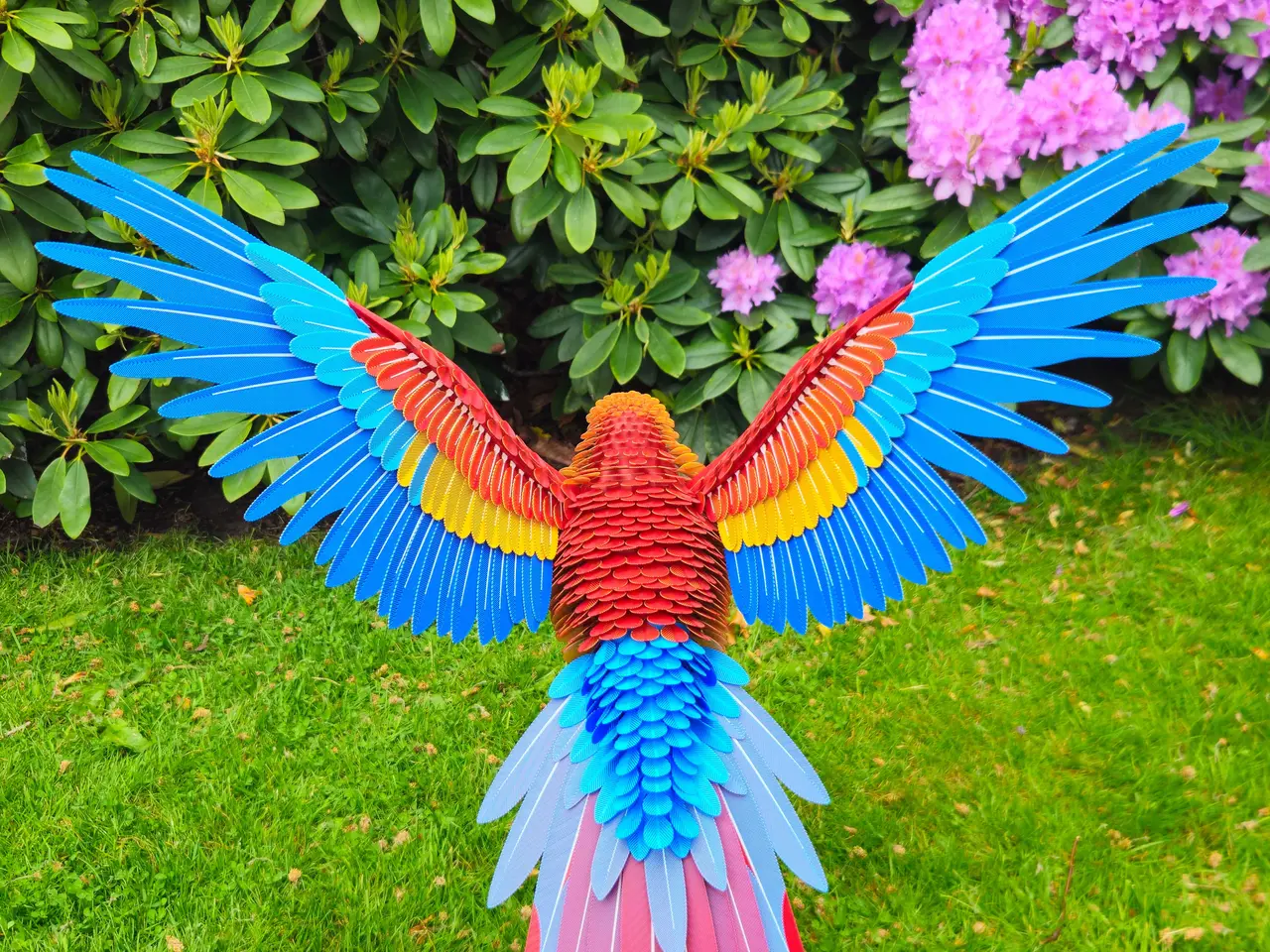 Billede 3 - Macaw (Ara) 3D printet - 60cm