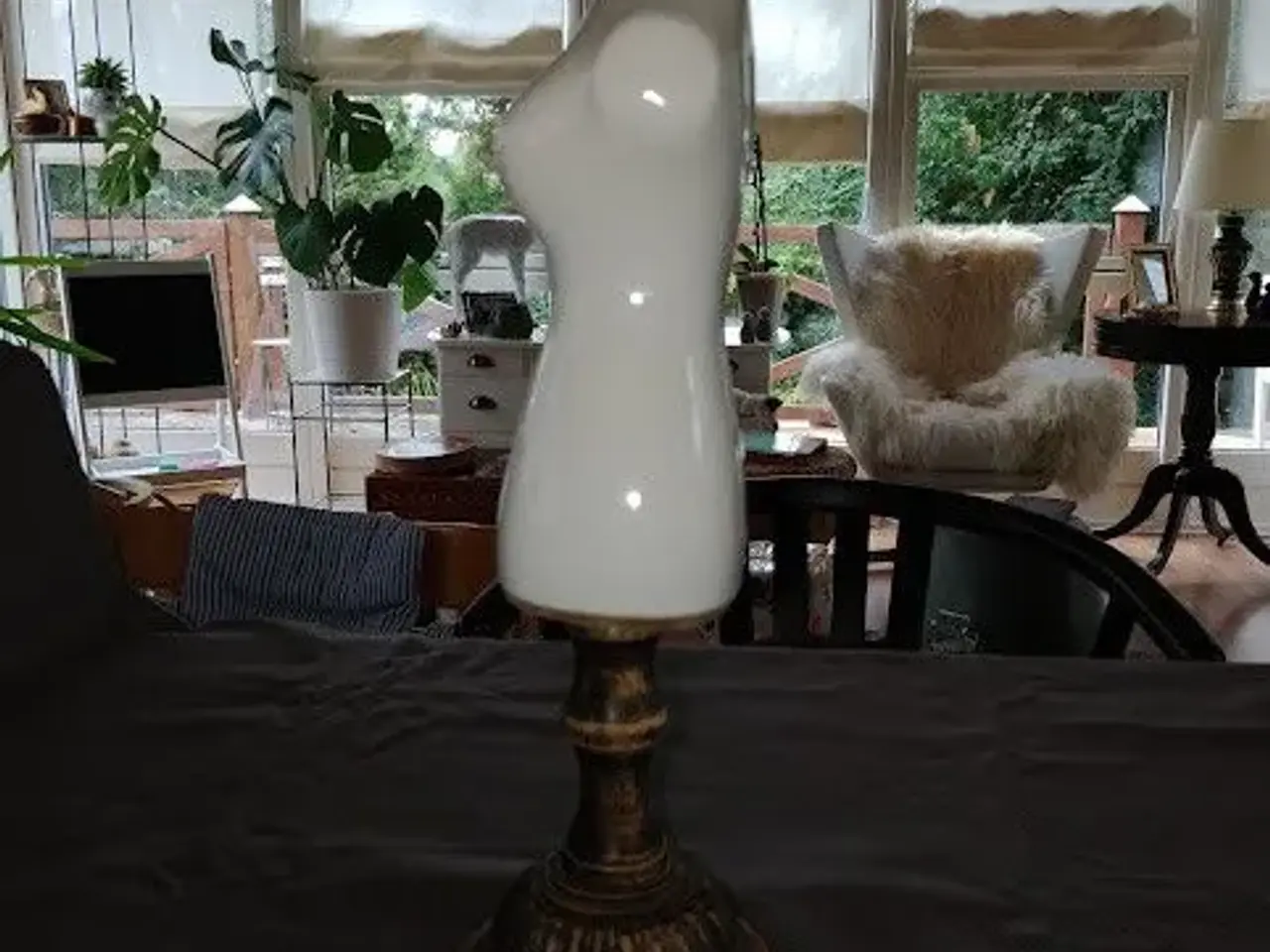 Billede 3 - Smuk Porcelæns Mannequin Smykkeholder