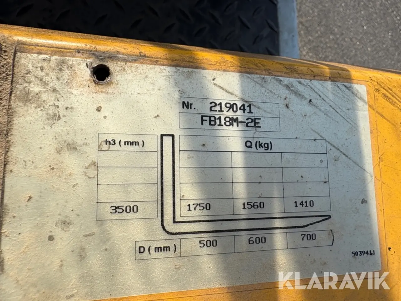 Billede 11 - Truck Komatsu FB 18M - 2E