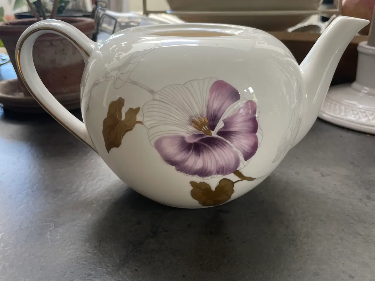 Billede 4 - Royal Copenhagen tekande flora thekande