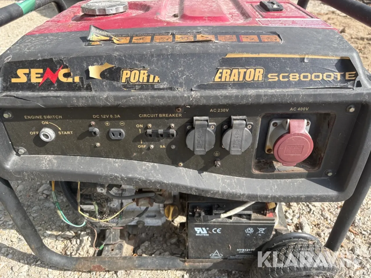 Billede 10 - Generator Senci Sc8000TE 1 Styk