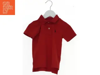 Rød poloshirt fra Polo (str. 92)