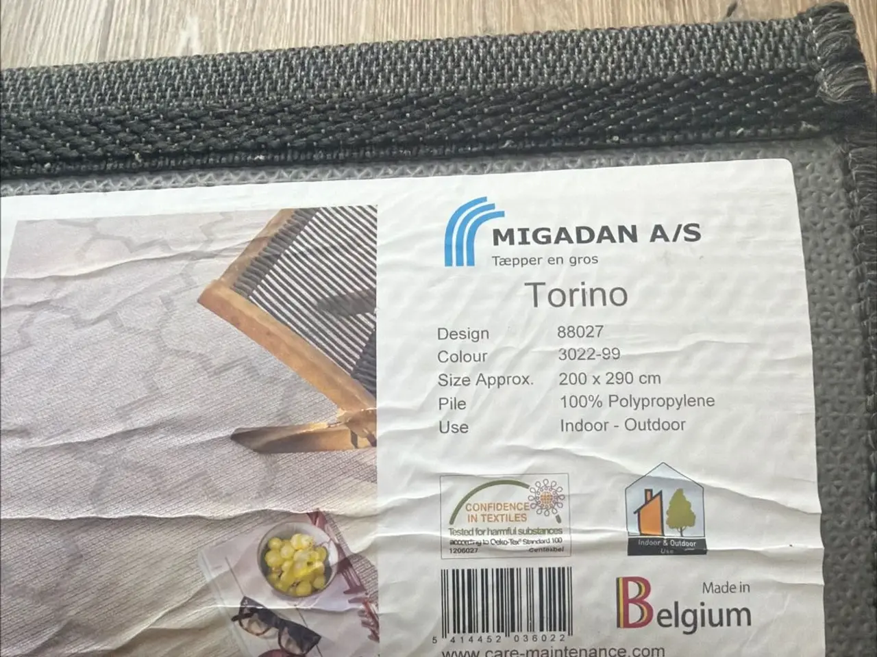 Billede 3 - Tæppe grå Torino